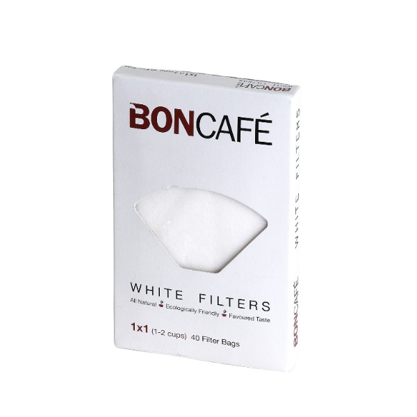 Boncafé Coffee Filter 1x1 White