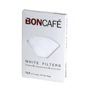 Boncafé Coffee Filter 1x2 White