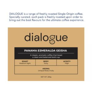 Dialogue Single Origin Panama Esmeralda Geisha Freshly Roasted Coffee Beans