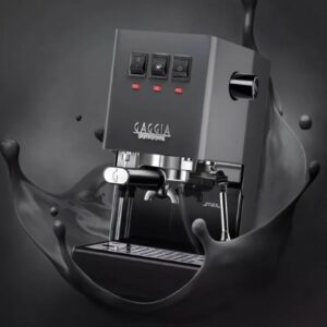 Gaggia New Classic Pro Made in Italy Coffee Machine Industrial Grey