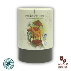 Boncafe Rainforest Reserve 150g Gift Pack in Paper tube packaging