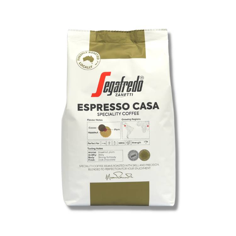 Segagredo Zanetti Espresso Casa Speciality Coffee 500g